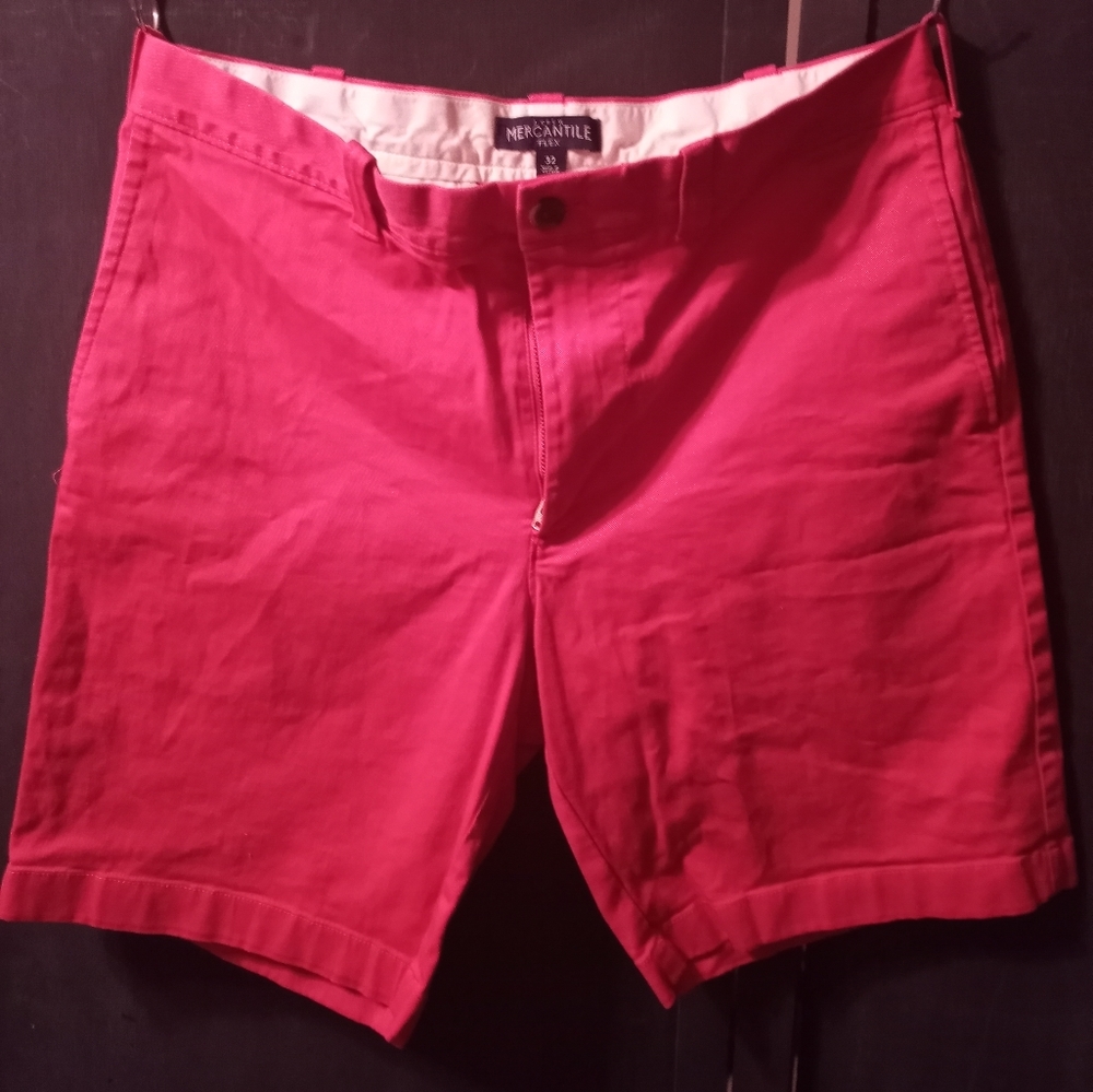 Men's Mercantile J crew hot Coral shorts